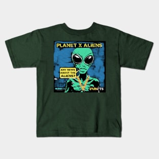 Cool 80's Retro Alien Sci Fi Kids T-Shirt